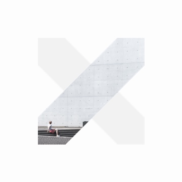Half and Half Xavier Knight logo with structure in the background