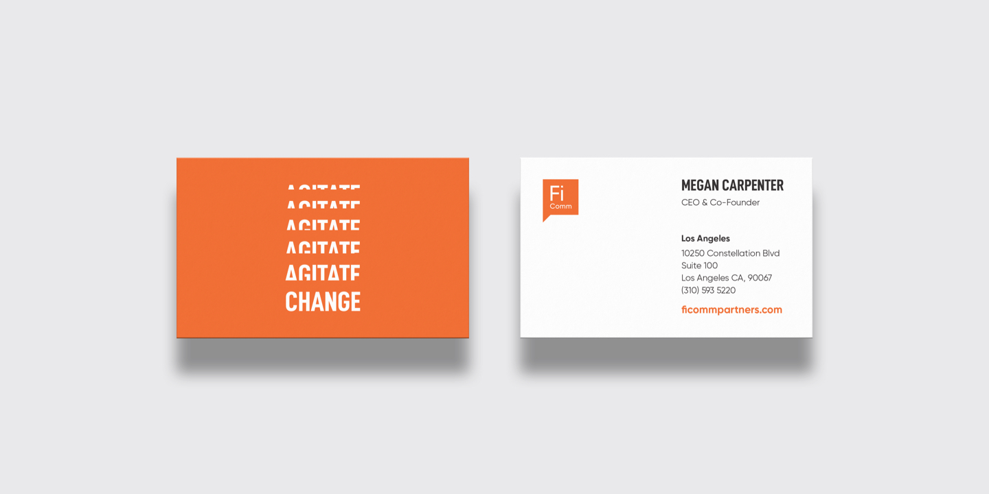 FiComm business cards
