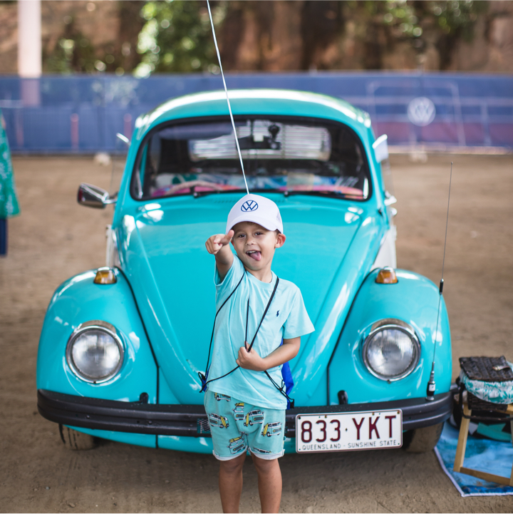 Volkswagen Volksfest kid smiling image