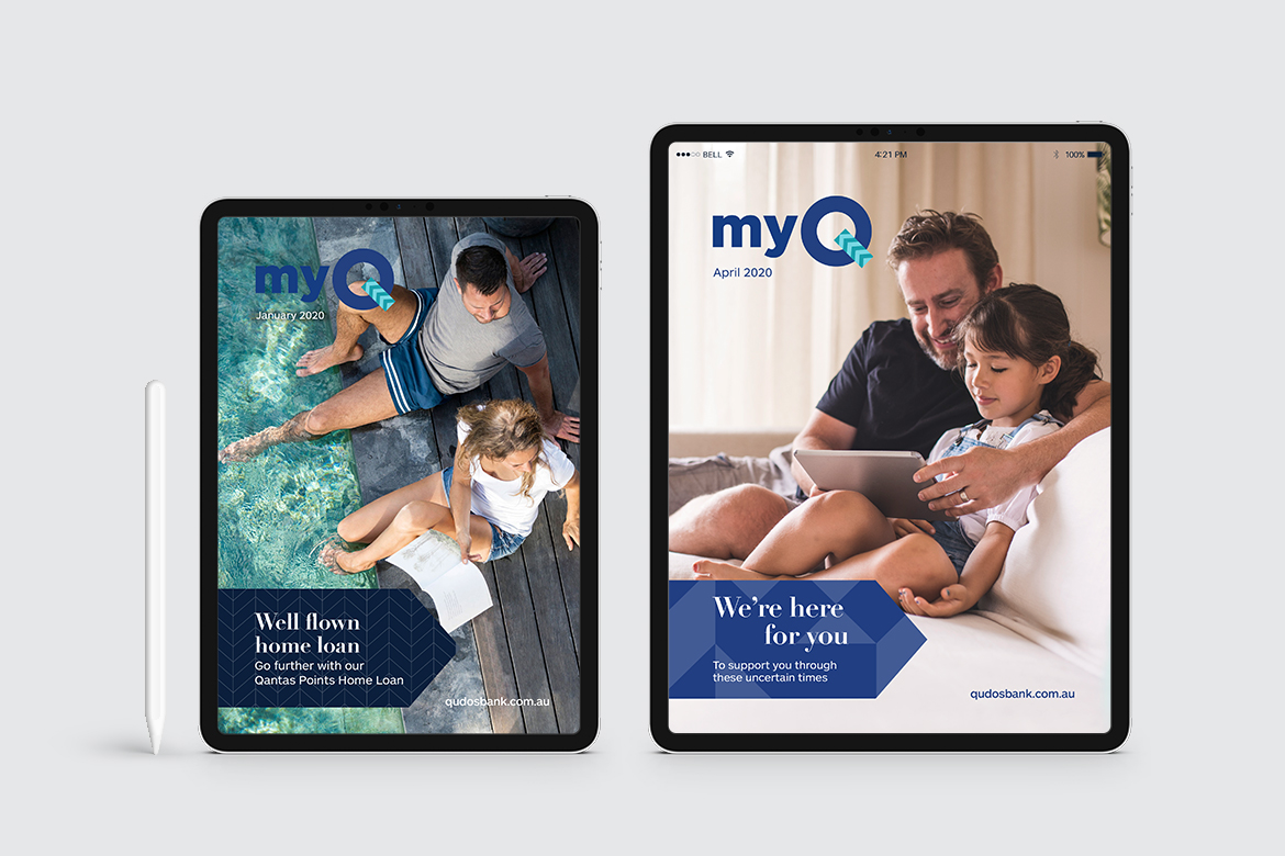 Example myQ magazine for Qudos Bank